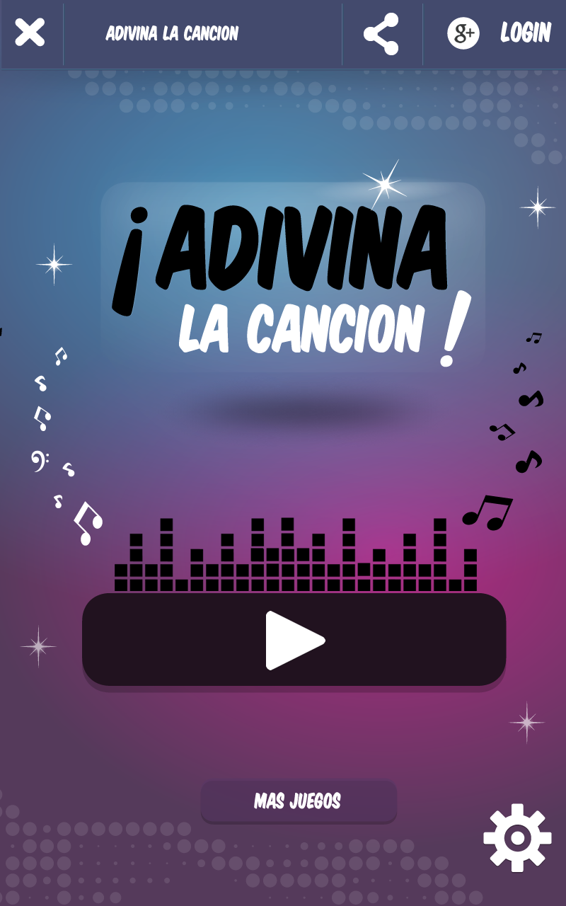 Android application Adivina la Canción screenshort