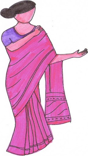 How to Tie A Sari