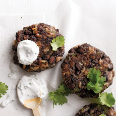Black-Bean and Brown-Rice Cakes