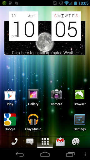 aShell Launcher Homescreen