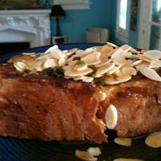 Merguez and Goat Cheese Stuffed French Toast