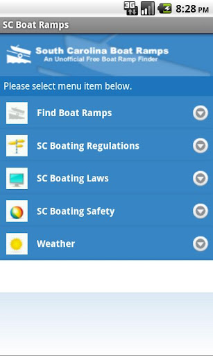 SC Boat Ramps