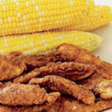 Tex-Mex Buttermilk Chicken Tenders and Corn on the Cob