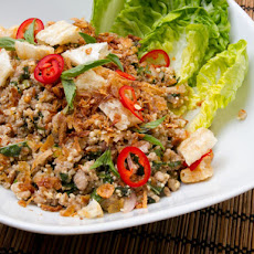 Pork Larb (Thai Salad with Pork, Herbs, Chili, and Toasted Rice Powder)