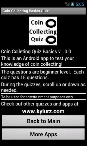 Coin Collecting Basics Quiz