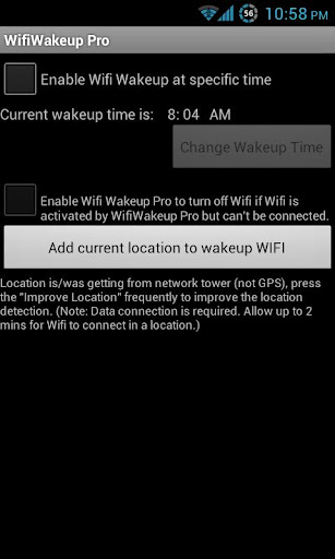 Wifi Wakeup