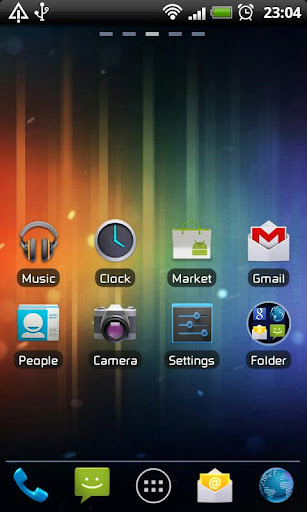 ICS GO Launcher EX Theme