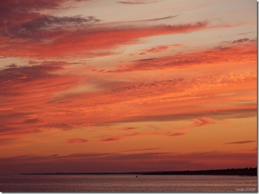Sunset Over Matunuck Beach