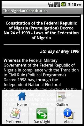 【免費書籍App】Nigerian Constitution-APP點子