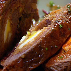 Sicilian-Style Stuffed Beef Roulade