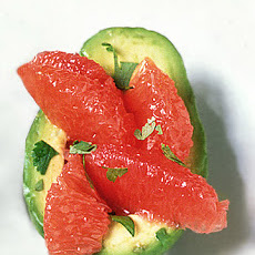 Avocado with Pink Grapefruit and Lime