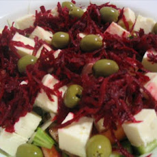 Peasant Salad from Cyprus (Choriatiki)