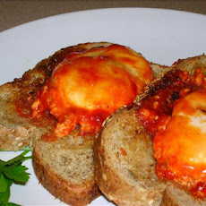Poached Eggs in Catsup