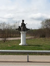 A Statue of Vytautas Magnus