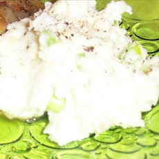 Smashed Potatoes With Boursin and Scallions