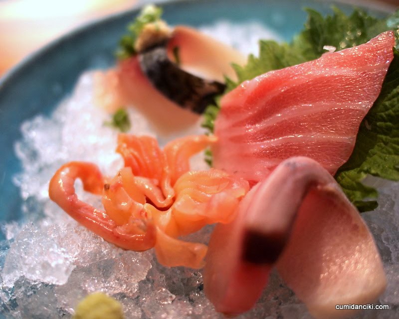 Sashimi Toro Tuna Akami Tuna Akagai Ark Shell Hamachi Yellow Tail Isaki Three Line Fish Hanare Malaysia Food Restaurant Reviews