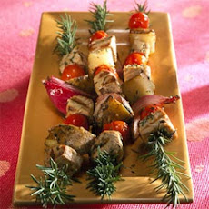 Rosemary-skewered Swordfish