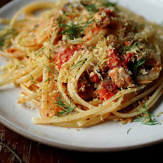 Linguine with Sardines, Fennel & Tomato