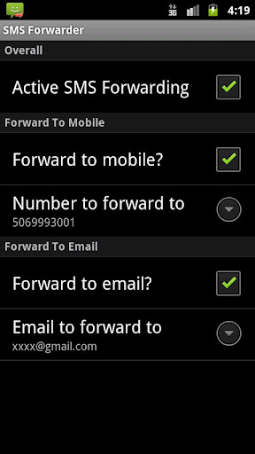 SMS Forwarding