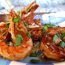 Ginger-Honey Glazed Shrimps