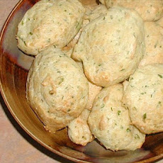Buttery Basil Parmesan Puffs