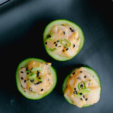 Spicy Scallop Tartare In Cucumber Cups Recipe