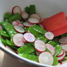 Sugar Snap Pea and Radish Salad