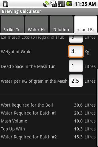 Brewing Calculator