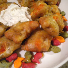 Cajun Nuggets with a Spicy Tarter Sauce