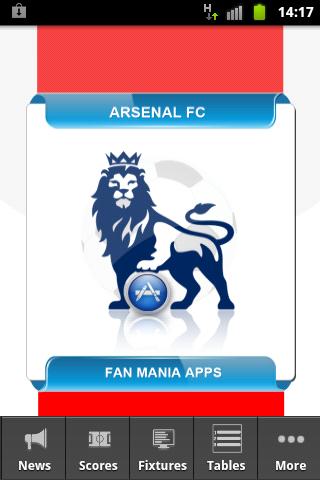 Arsenal FC App Mania