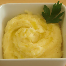 Tuscan Potato Mash with Olive Oil and Parmesan Cheese