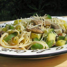 Summer Vegetables With Linguine
