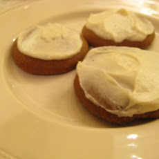 Frosted Soft Molasses Cookies
