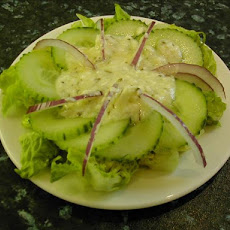 Cucumber With Feta Cheese Dressing