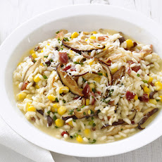 Corn-Mushroom Risotto