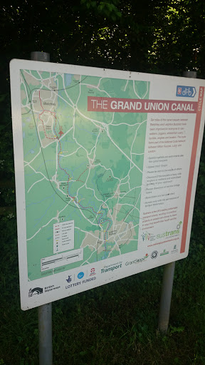 The Grand Union Canal Cycle Map