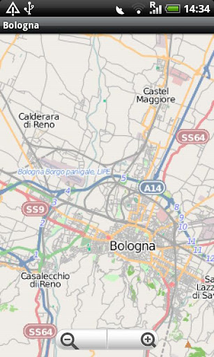 Bologna Street Map