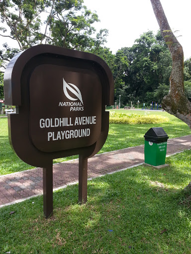 Goldhill Avenue Playground Portal In Swiss Cottage Estate Swiss