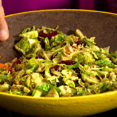 Crunchy Sweet Brussels Sprout Salad