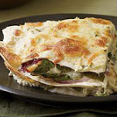 Chicken-and-Spinach Tortilla Bake