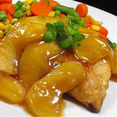 Easy Chicken Cutlets with Apples