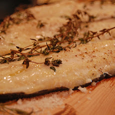 Maple-Planked Brook Trout