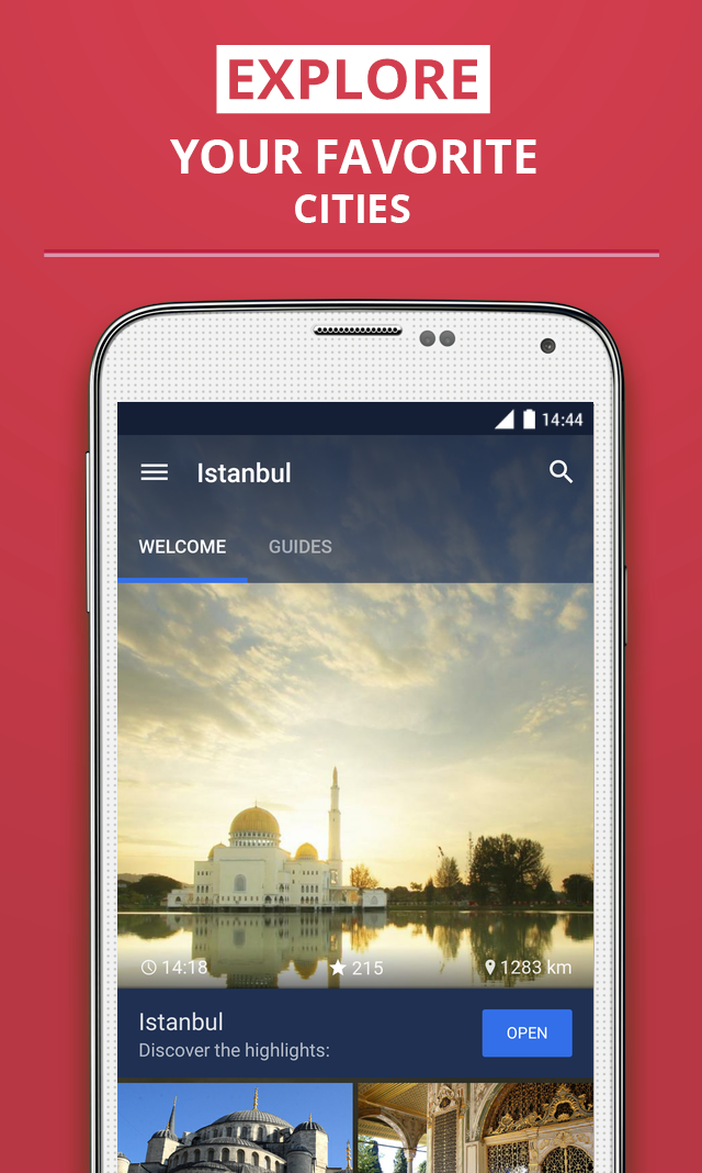 Android application Istanbul Premium Guide screenshort