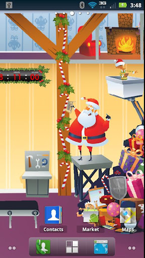 Santas Workshop Live Wallpaper