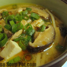 Low Sodium Hot and Sour Soup with Tofu and Mushroom