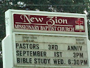 New Zion Missionary Baptist Church 