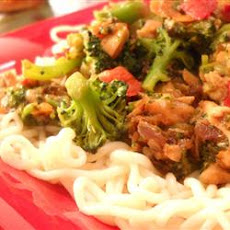 Stir-Fried Chicken with Tofu and Mixed Vegetables
