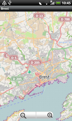 Brest Street Map