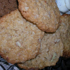 Coconut Oatmeal Refrigerator Cookies