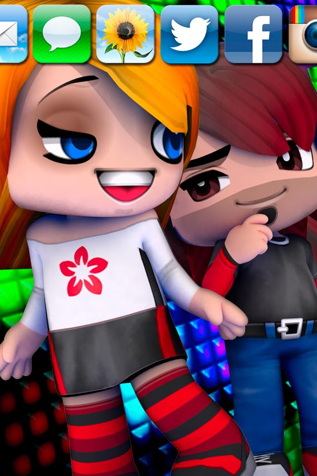 Android application BuddyPoke 3D Avatar Creator screenshort